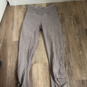 Lululemon Gray ribbed legging